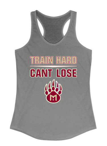 Mission Hills Grizzlies Train Hard, Can't Lose Women's Tank Top