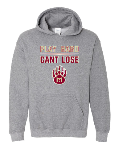 Mission Hills Grizzlies Play Hard, Can't Lose Men's Hoodie