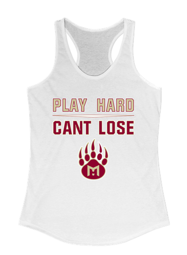 Mission Hills Grizzlies Play Hard, Can't Lose Women's Tank Top
