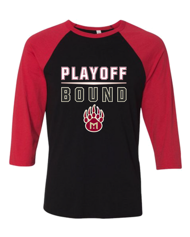 Mission Hills Grizzlies Playoff Bound Women's Baseball T-Shirt