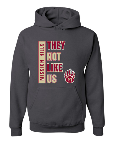 Mission Hills Grizzlies They Not Like Us #1 Men's Premium Hoodie