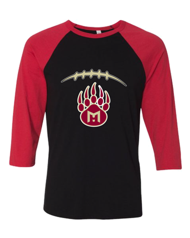 Mission Hills Grizzlies Football #2 Men's Baseball T-Shirt