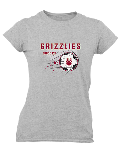 Mission Hills Grizzlies Soccer #2 Women's SS T-Shirt