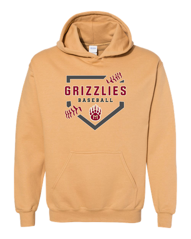 Mission Hills Grizzlies Baseball #2 Men's Hoodie
