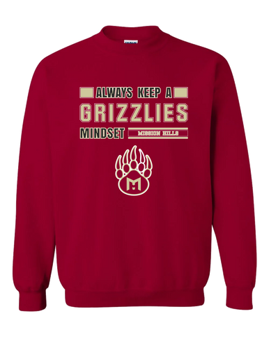 Mission Hills Grizzlies Mindset Men's Sweatshirt