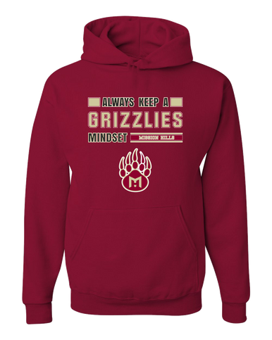 Mission Hills Grizzlies Mindset Men's Premium Hoodie