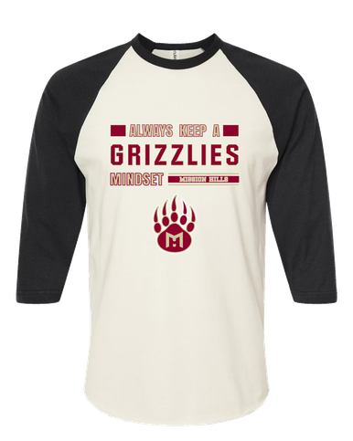 Mission Hills Grizzlies Mindset Women's Baseball T-Shirt