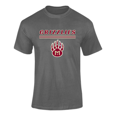 Mission Hills Grizzlies Mascot #8 Men's SS T-Shirt
