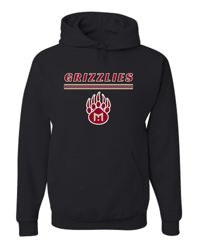 Mission Hills Grizzlies Mascot #8 Men's Premium Hoodie