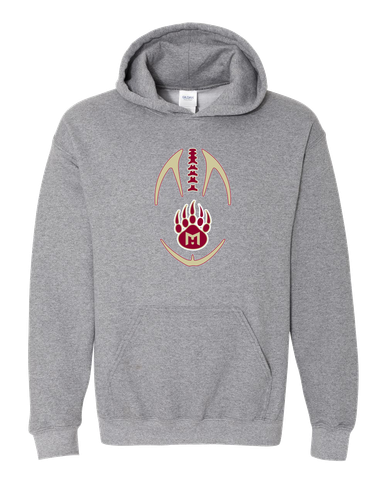 Mission Hills Grizzlies Football #4 Men's Hoodie