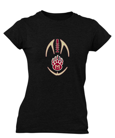 Mission Hills Grizzlies Football #4 Women's Premium SS T-Shirt