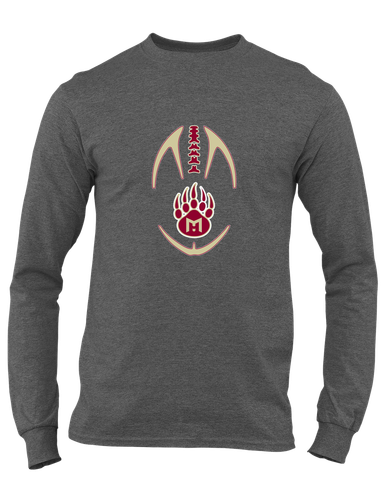 Mission Hills Grizzlies Football #4 Men's Premium LS T-Shirt