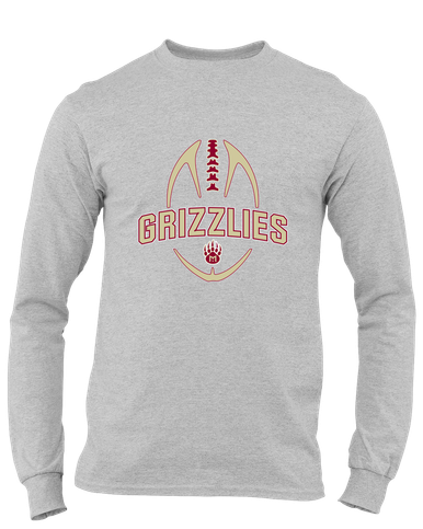 Mission Hills Grizzlies Football #5 Men's LS T-Shirt