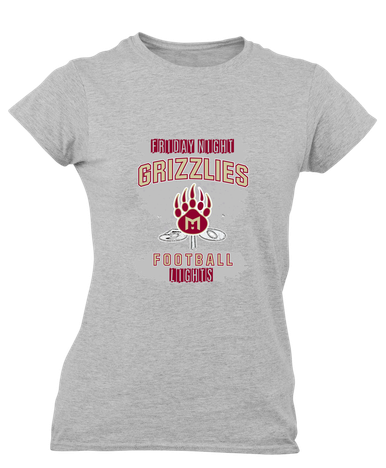 Mission Hills Grizzlies Football #6 Women's SS T-Shirt