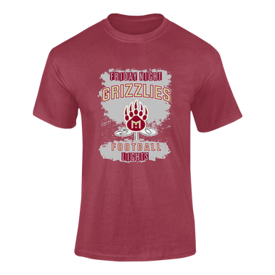 Mission Hills Grizzlies Football #6 Men's Premium SS T-Shirt