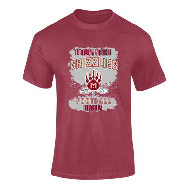 Mission Hills Grizzlies Football #6 Men's SS T-Shirt
