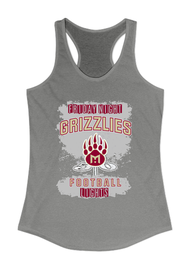 Mission Hills Grizzlies Football #6 Women's Tank Top