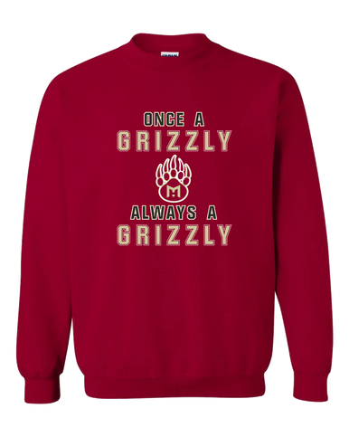 Mission Hills Grizzlies Once A Men's Sweatshirt