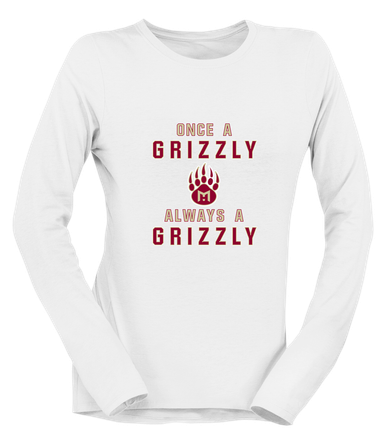 Mission Hills Grizzlies Once A Women's LS T-Shirt