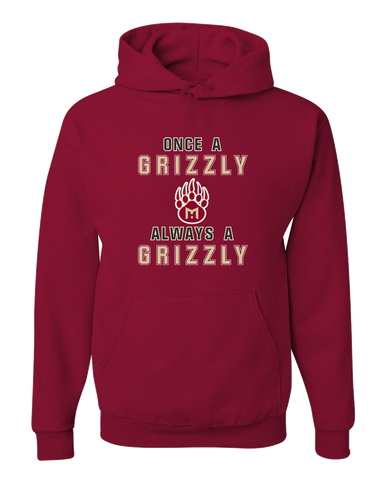 Mission Hills Grizzlies Once A Men's Premium Hoodie