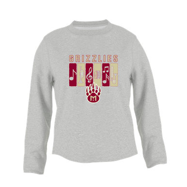 Mission Hills Grizzlies Band # 2 Women's Sweatshirt