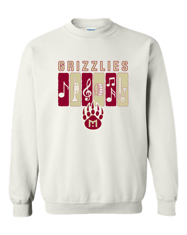 Mission Hills Grizzlies Band # 2 Men's Sweatshirt