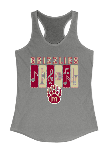 Mission Hills Grizzlies Band # 2 Women's Tank Top