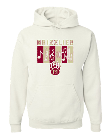 Mission Hills Grizzlies Band # 2 Men's Premium Hoodie