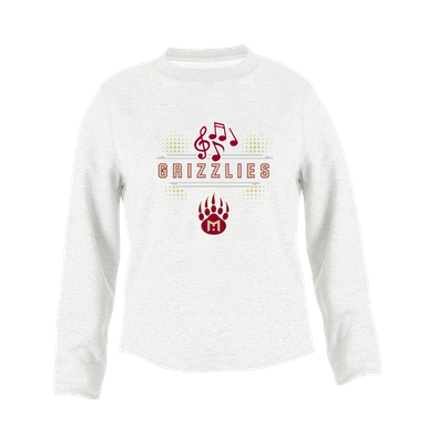 Mission Hills Grizzlies Band # 3 Women's Sweatshirt