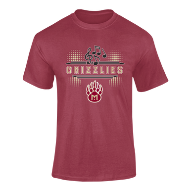 Mission Hills Grizzlies Band # 3 Men's Premium SS T-Shirt