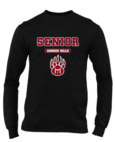 Mission Hills Grizzlies Senior #2 Men's LS T-Shirt