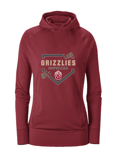 Mission Hills Grizzlies Softball #2 Women's Hoodie