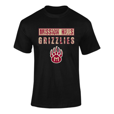 Mission Hills Grizzlies Mascot #9 Men's Premium SS T-Shirt