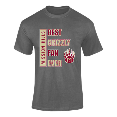 Mission Hills Grizzlies Best Grizzly Fan Men's SS T-Shirt