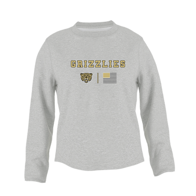 Golden Valley Grizzlies Team Colors Flag Women's Sweatshirt