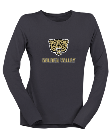 Golden Valley Grizzlies Mascot #2 Women's LS T-Shirt