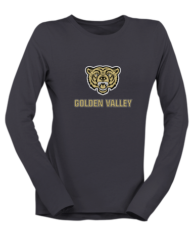 Golden Valley Grizzlies Mascot #2 Women's Premium LS T-Shirt