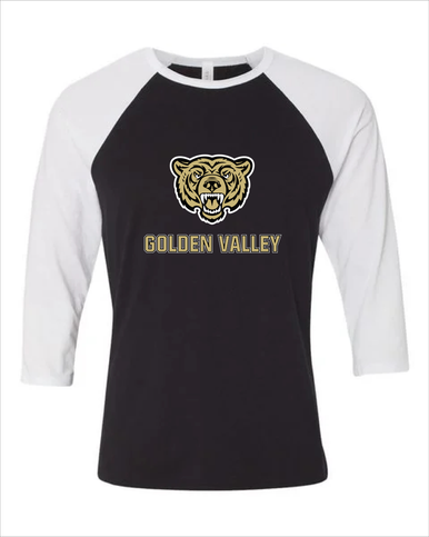 Golden Valley Grizzlies Mascot #2 Men's Baseball T-Shirt