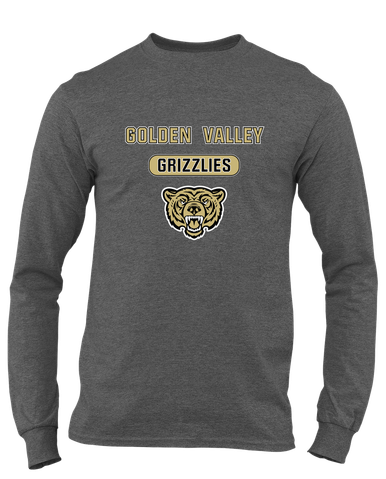 Golden Valley Grizzlies Mascot #3 Men's LS T-Shirt