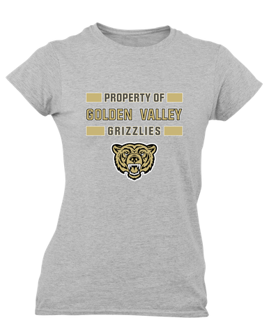 Golden Valley Grizzlies Property Of Women's SS T-Shirt