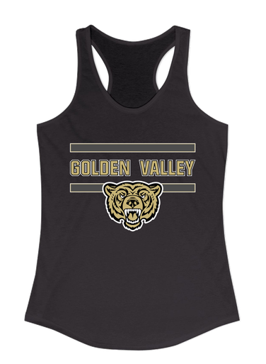 Golden Valley Grizzlies Mascot #4 Women's Tank Top