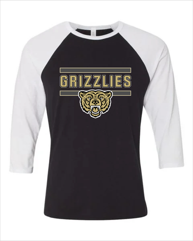 Golden Valley Grizzlies Mascot #5 Men's Baseball T-Shirt