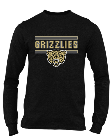 Golden Valley Grizzlies Mascot #5 Men's Premium LS T-Shirt