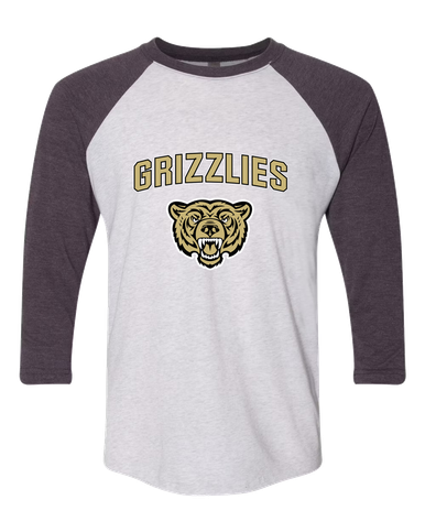 Golden Valley Grizzlies Mascot #6 Men's Baseball T-Shirt