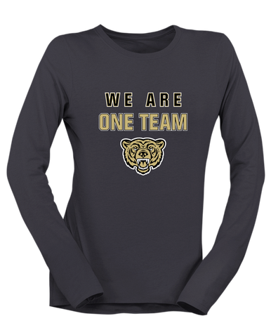 Golden Valley Grizzlies We Are One Team Women's LS T-Shirt