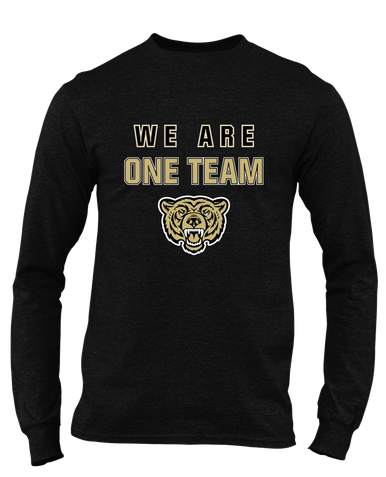 Golden Valley Grizzlies We Are One Team Men's LS T-Shirt