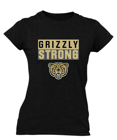 Golden Valley Grizzlies Strong #1 Women's Premium SS T-Shirt