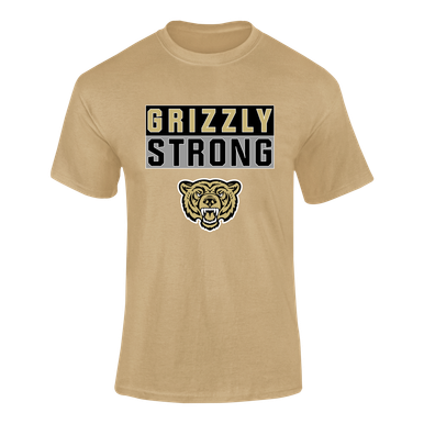 Golden Valley Grizzlies Strong #1 Men's SS T-Shirt