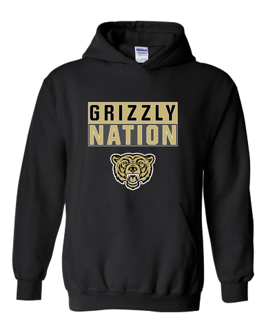 Golden Valley Grizzlies Nation #1 Men's Hoodie