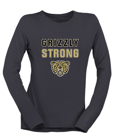 Golden Valley Grizzlies Strong #2 Women's LS T-Shirt